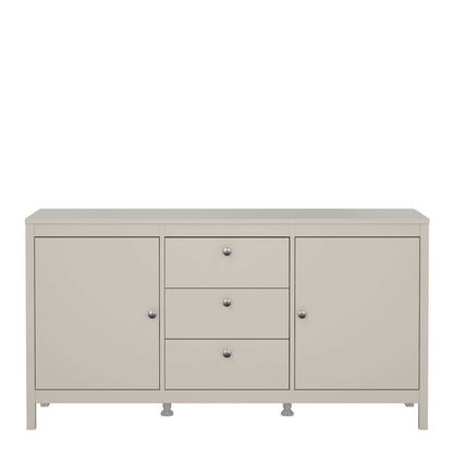 Gossmere Natural Cashmere Sideboard 3 Drawers 2 Doors