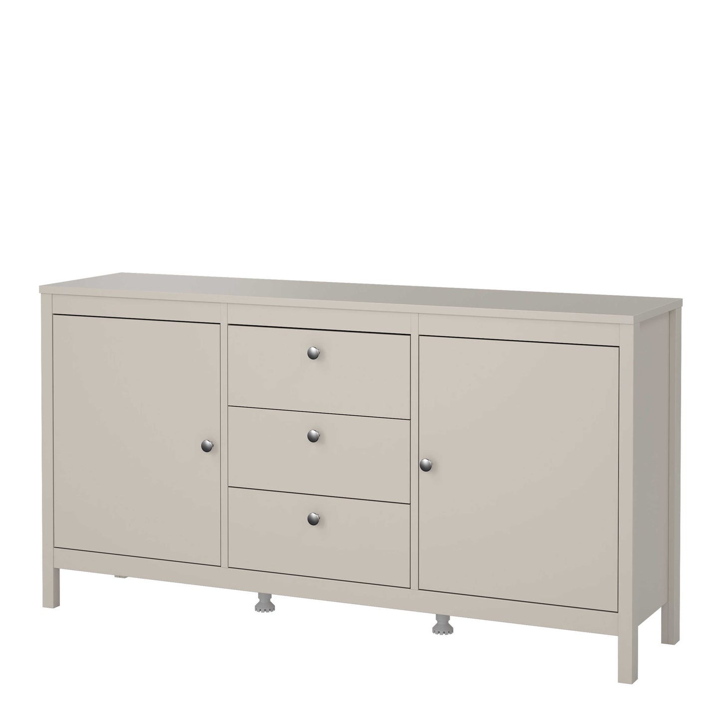 Gossmere Natural Cashmere Sideboard 3 Drawers 2 Doors