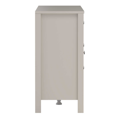 Gossmere Natural Cashmere Sideboard 3 Drawers 2 Doors