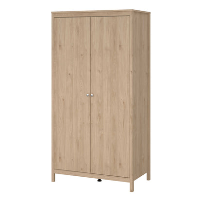 Gossmere Hickory Oak Effect Wardrobe 2 Doors