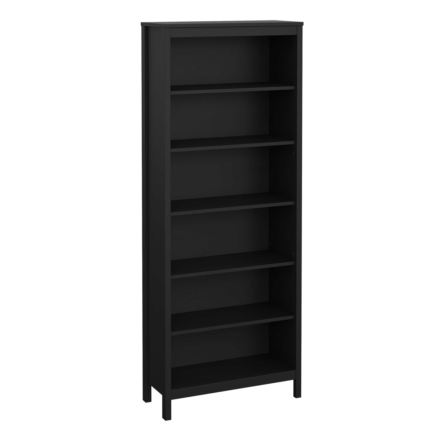 Gossmere Matt Black Bookcase