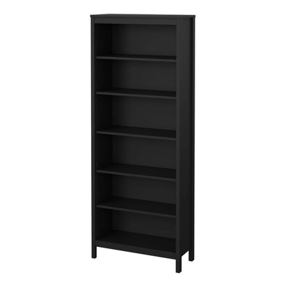Gossmere Matt Black Bookcase