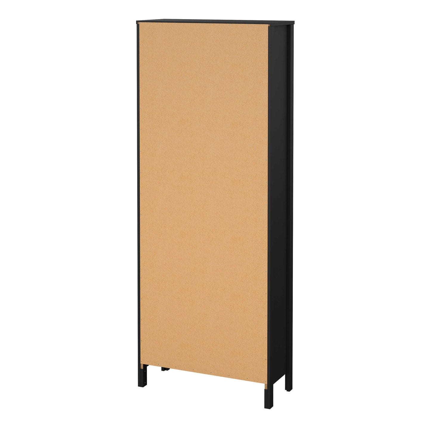 Gossmere Matt Black Bookcase