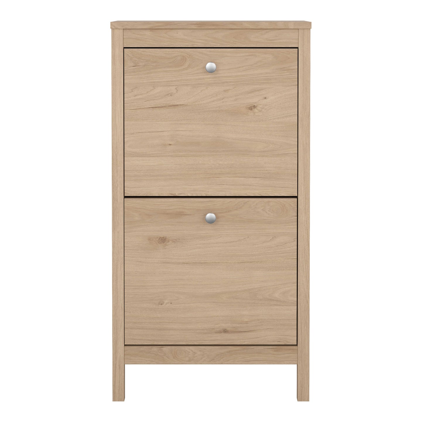 Gossmere Hickory Oak Effect Shoe Cabinet 2 Doors
