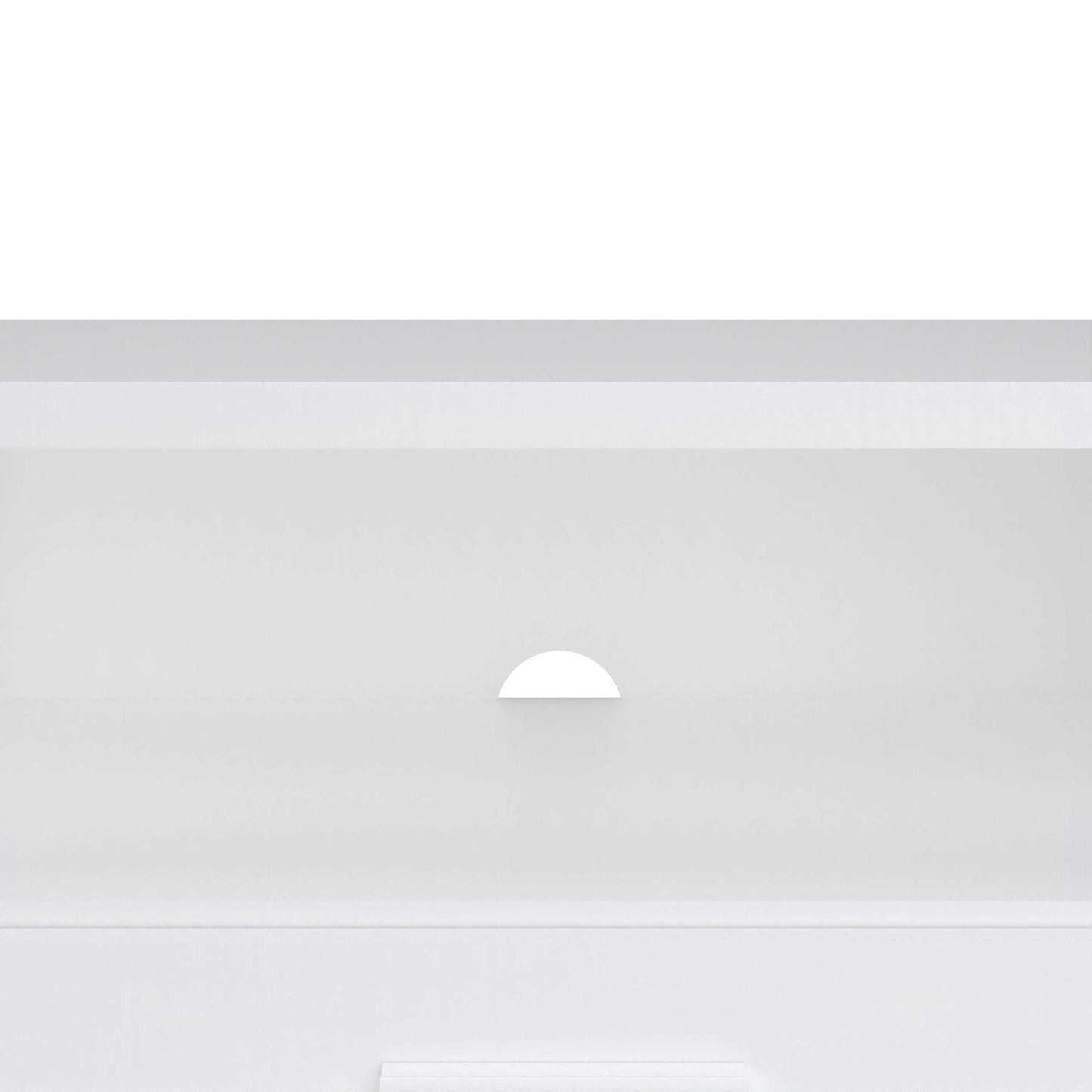 Nagoya White Low Media TV Unit 2 Doors 1 Drawer 1 Shelf