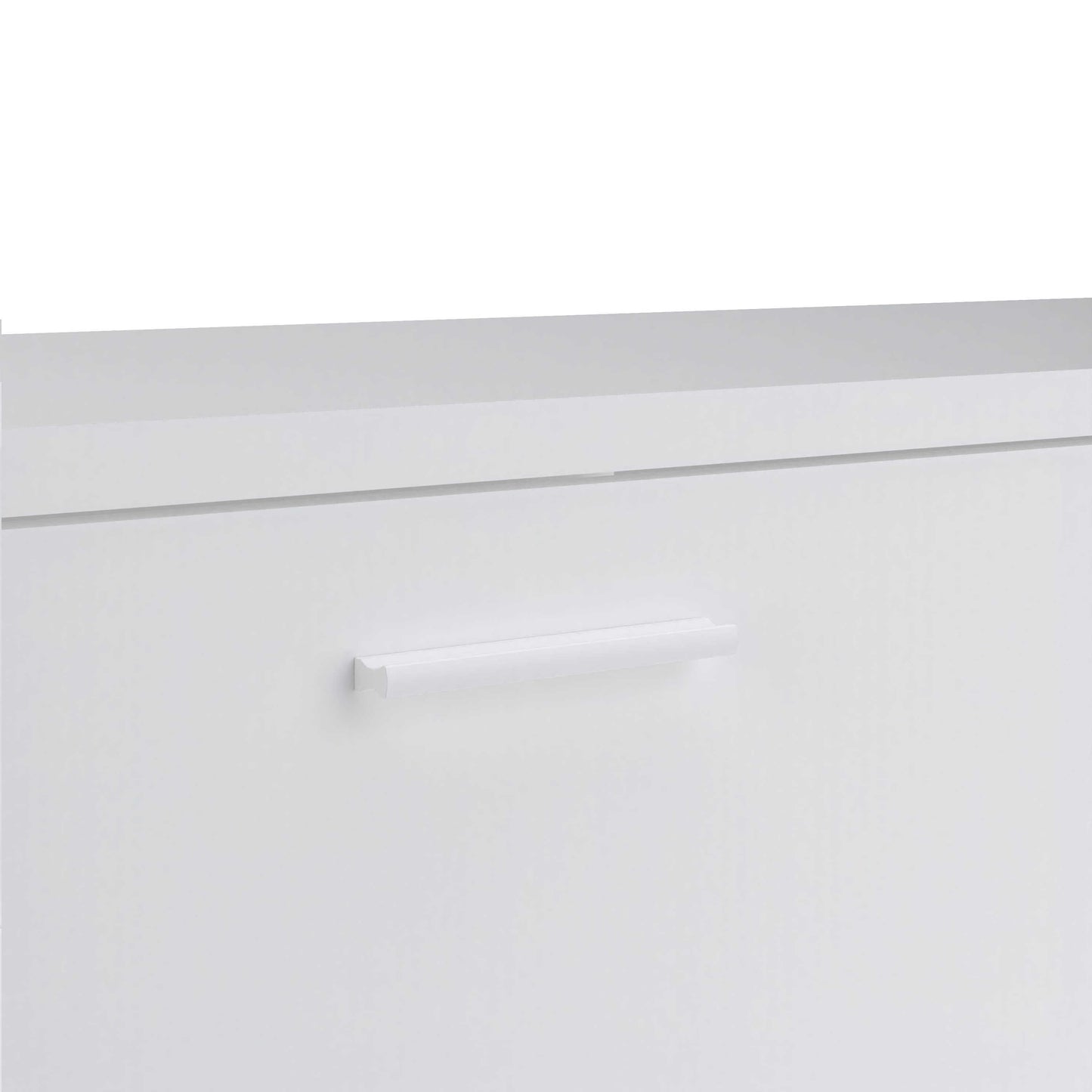 Nagoya White Low Media TV Unit 2 Doors 1 Drawer 1 Shelf