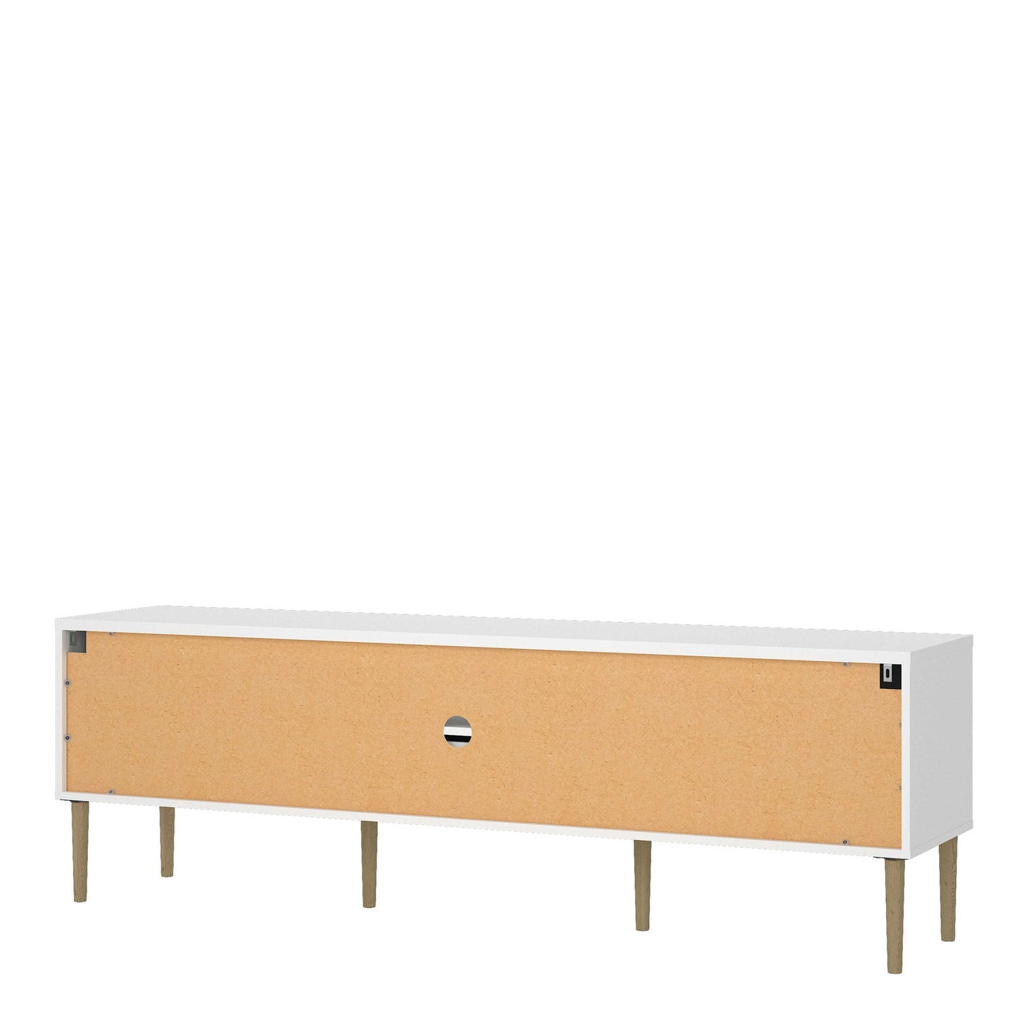 Nagoya White Media TV Unit 2 Doors 1 Drawer 1 Shelf