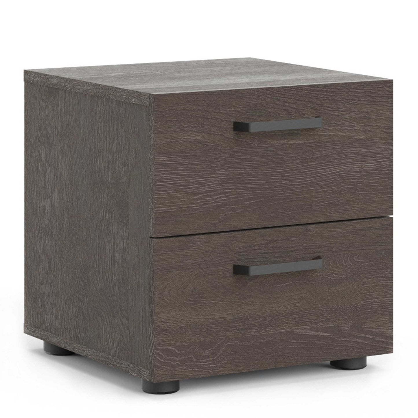 Havdrup Rovere Gessato Dark Oak Bedside Table 2 Drawers