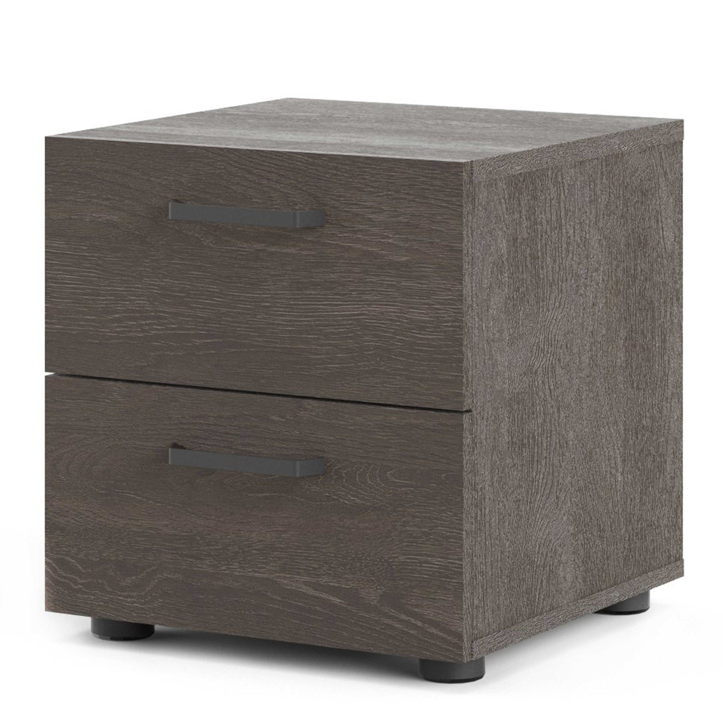 Havdrup Rovere Gessato Dark Oak Bedside Table 2 Drawers