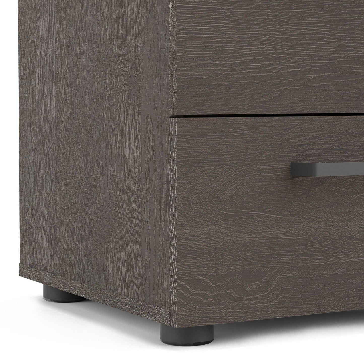 Havdrup Rovere Gessato Dark Oak Bedside Table 2 Drawers