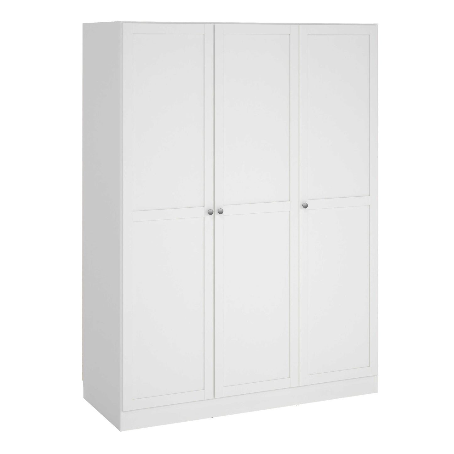 Cherryfern White Wooden Wardrobe 3 Frame Doors