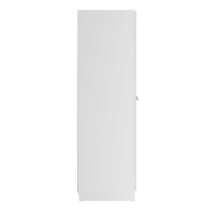 Cherryfern White Wooden Wardrobe 4 Frame Doors