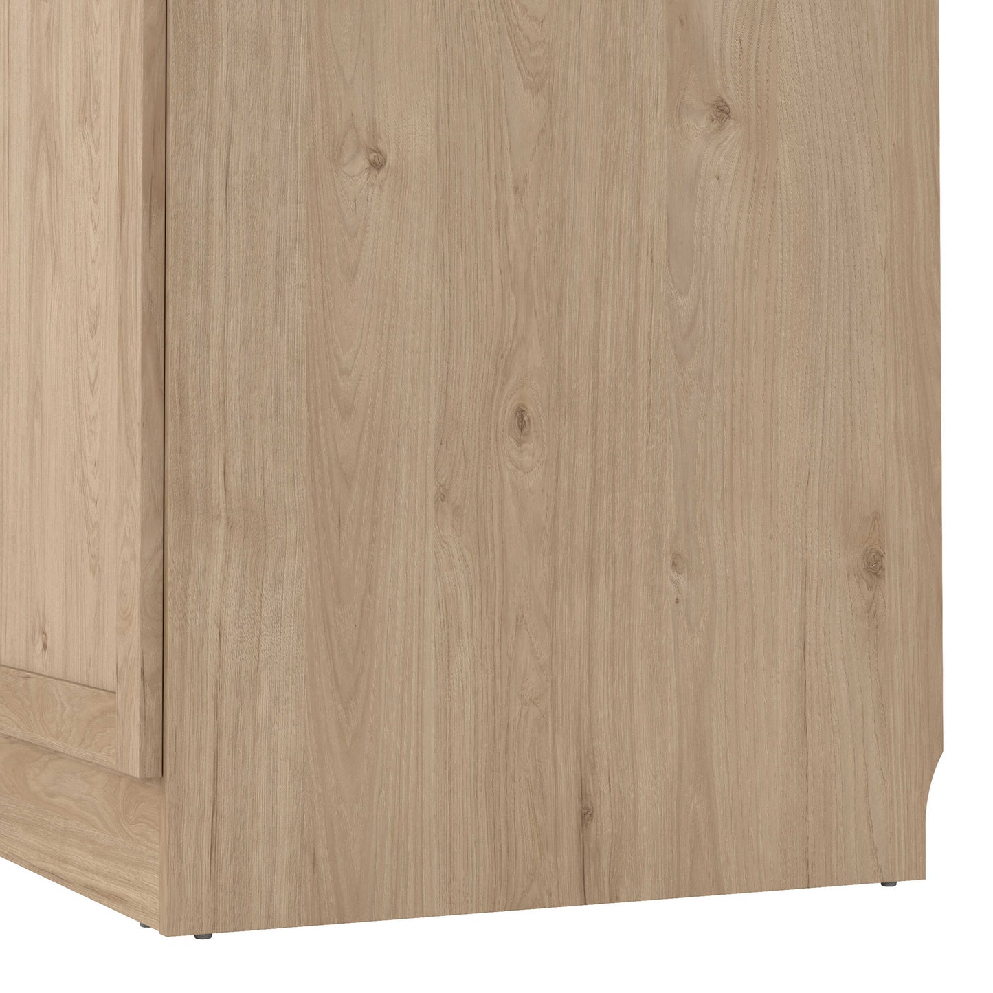 Cherryfern Natural Oak Wood Wardrobe 2 Frame Doors