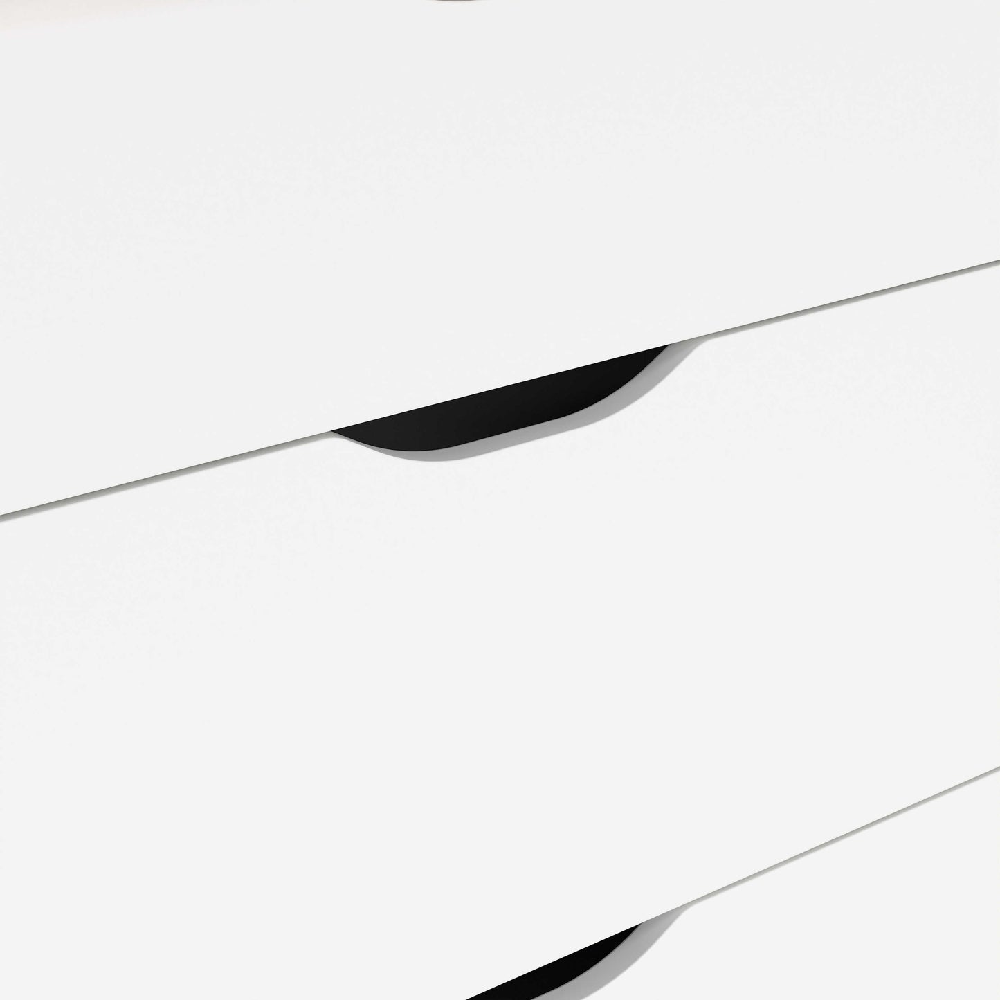 Lira Jackson Hickory Wood and White Chest 3 Drawers