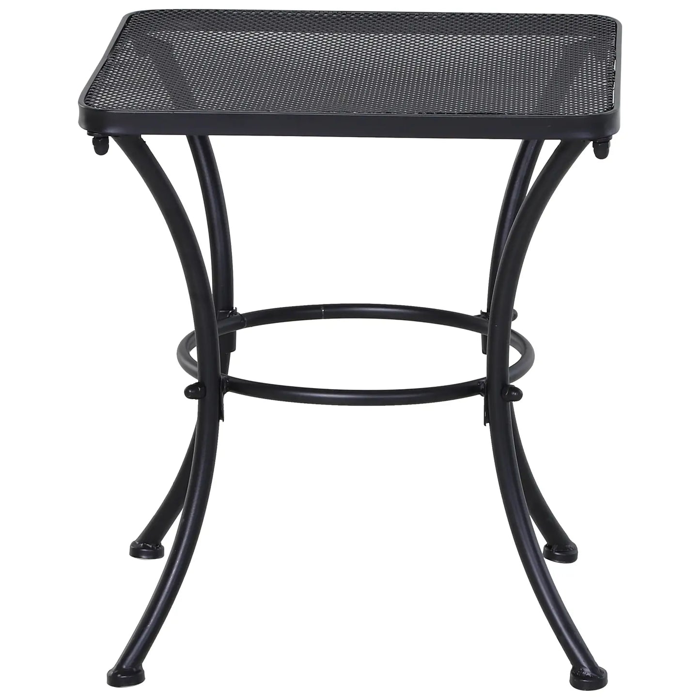 Aritte Metal Black Square Outdoor Bistro Table 45 x 45 x 50cm
