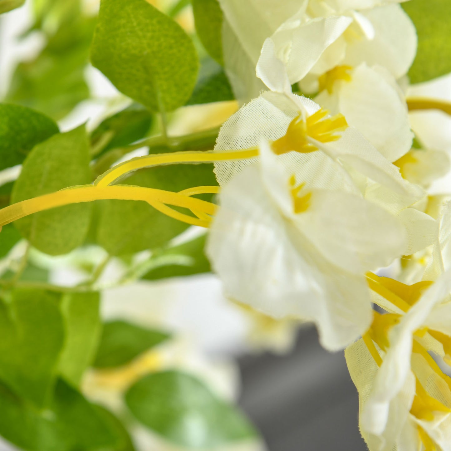 Kalone Artificial White Wisteria Style Tree Supplied In Nursery Pot