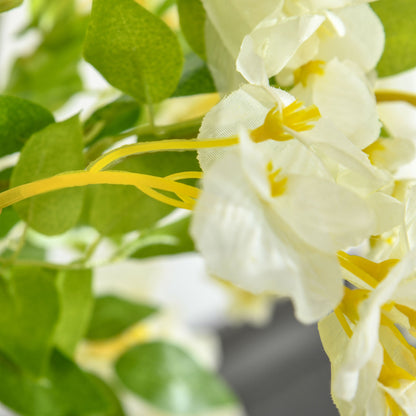 Kalone Artificial White Wisteria Style Tree Supplied In Nursery Pot
