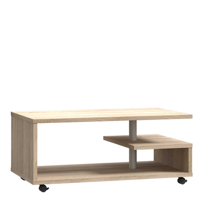 Lincoln Sonoma Wood Coffee Table Open Shelf