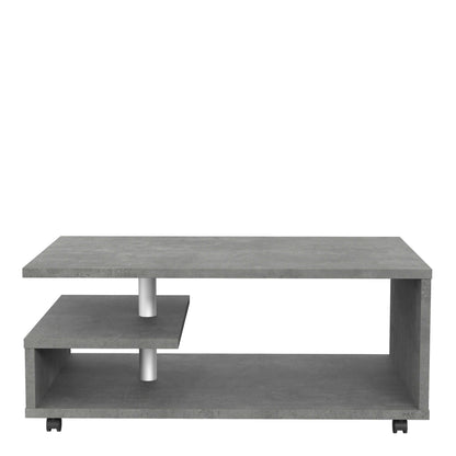 Salford Grey Wooden Coffee Table Open Shelf