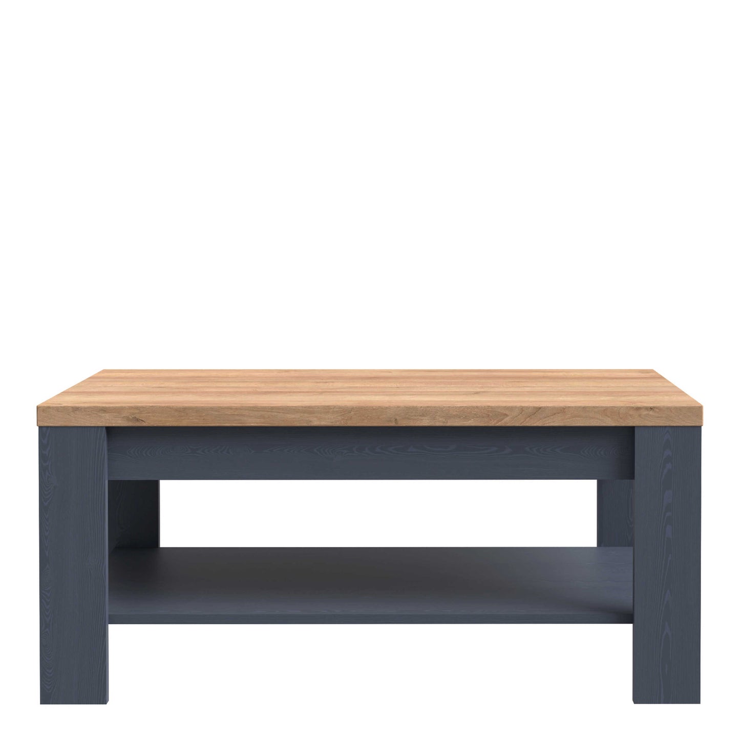 Bramblecroft Navy and Natural Oak Wood Coffee Table