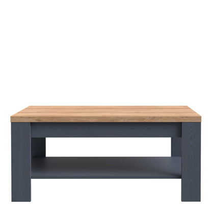 Bramblecroft Navy and Natural Oak Wood Coffee Table