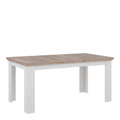Silkeborg Extending Dining Table Nelson and Snowy Oak Wood