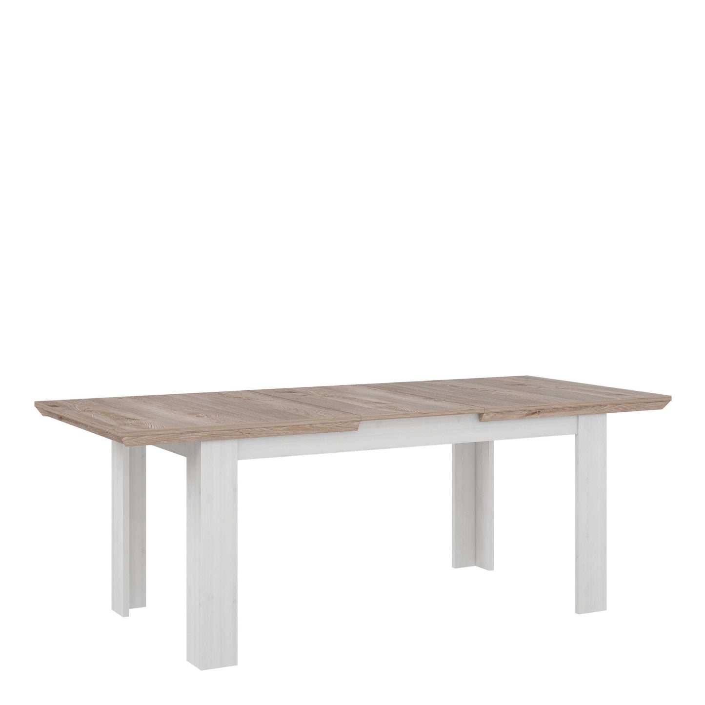 Silkeborg Extending Dining Table Nelson and Snowy Oak Wood