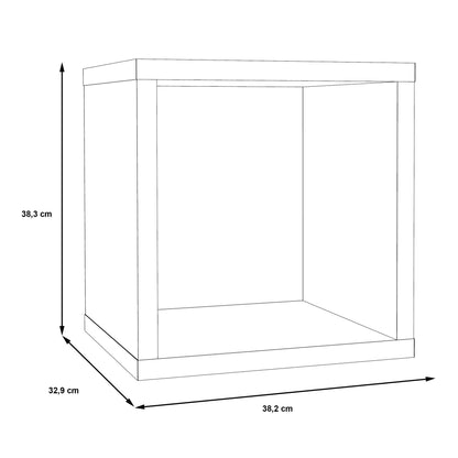 Shanghai Artisan Oak Effect Singular Storage Unit 1 Shelf