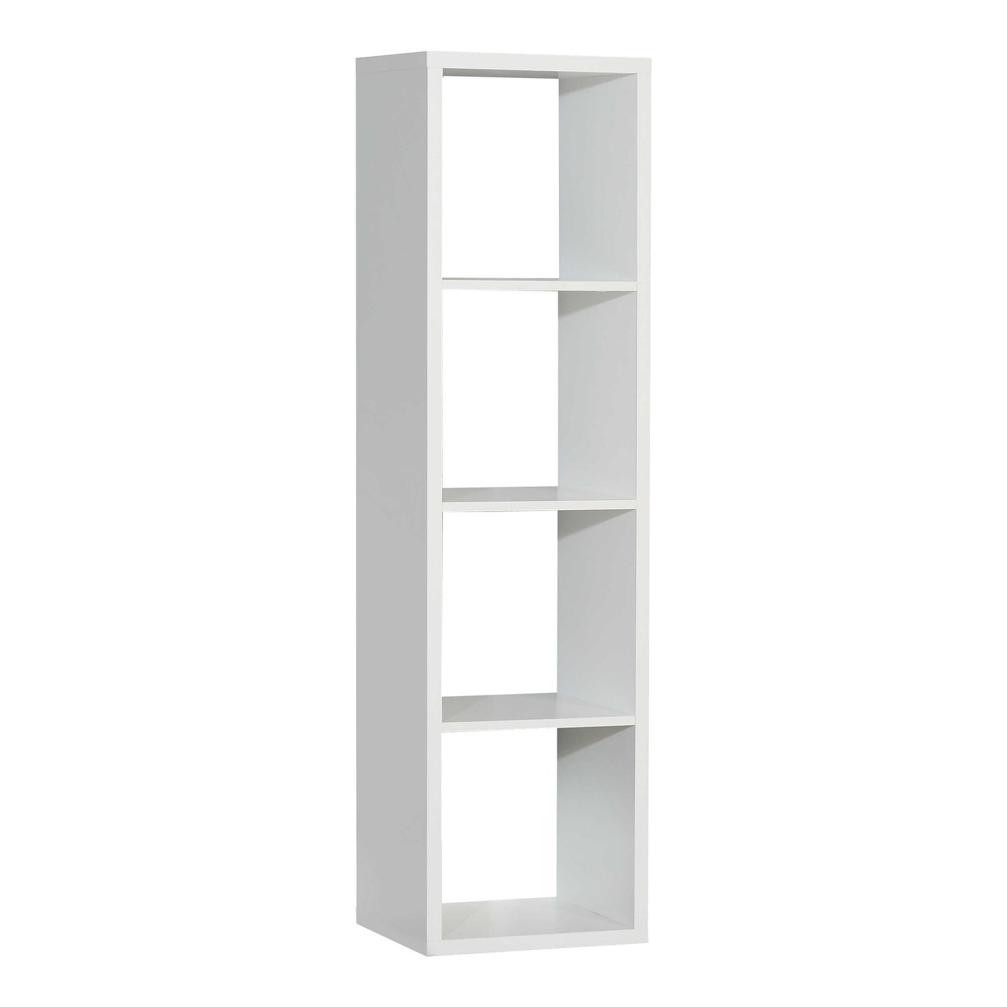 Shanghai Matt White 4x1 Storage Unit 4 Shelves