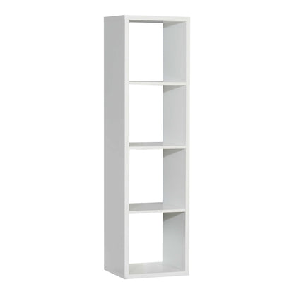 Shanghai Matt White 4x1 Storage Unit 4 Shelves