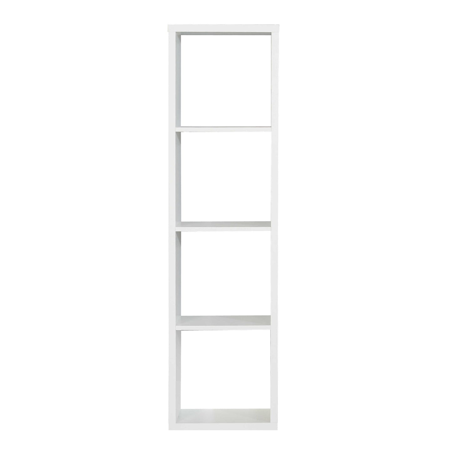 Shanghai Matt White 4x1 Storage Unit 4 Shelves