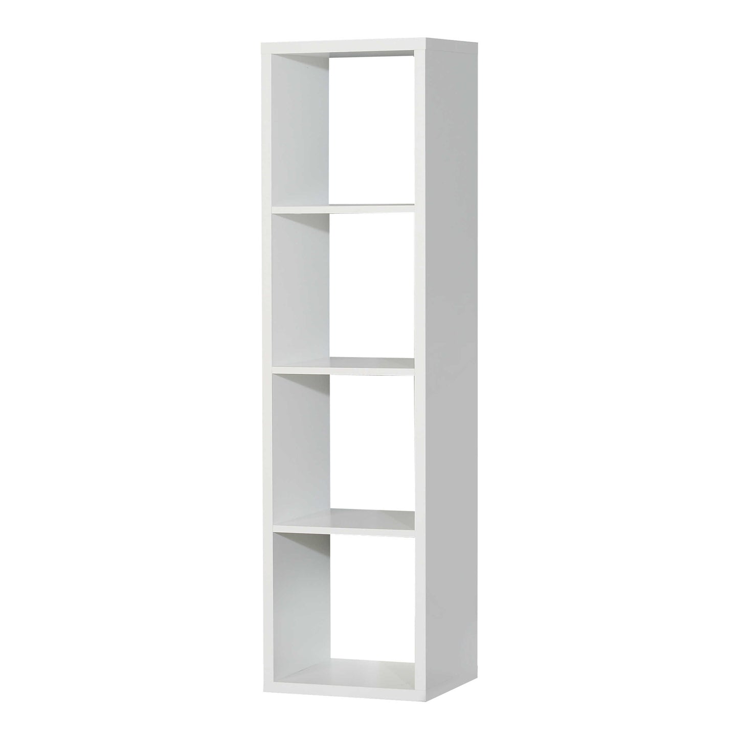 Shanghai Matt White 4x1 Storage Unit 4 Shelves