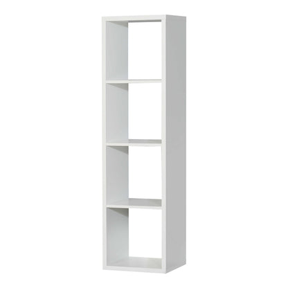 Shanghai Matt White 4x1 Storage Unit 4 Shelves