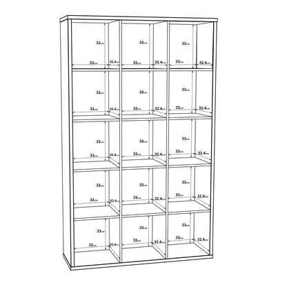 Shanghai Matt White 3x5 Storage Unit