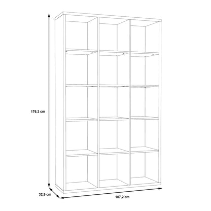 Shanghai Matt Black 3x5 Storage Unit