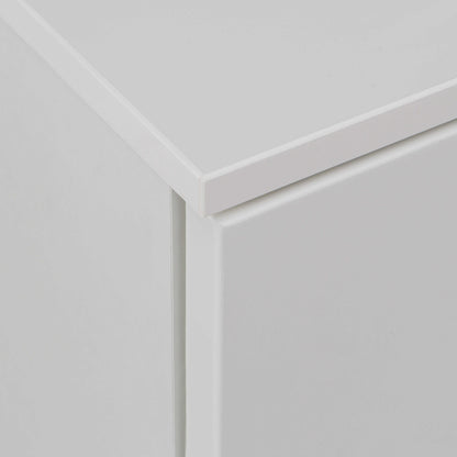 Leipzig White Gloss Tall Chest of 6 Drawers