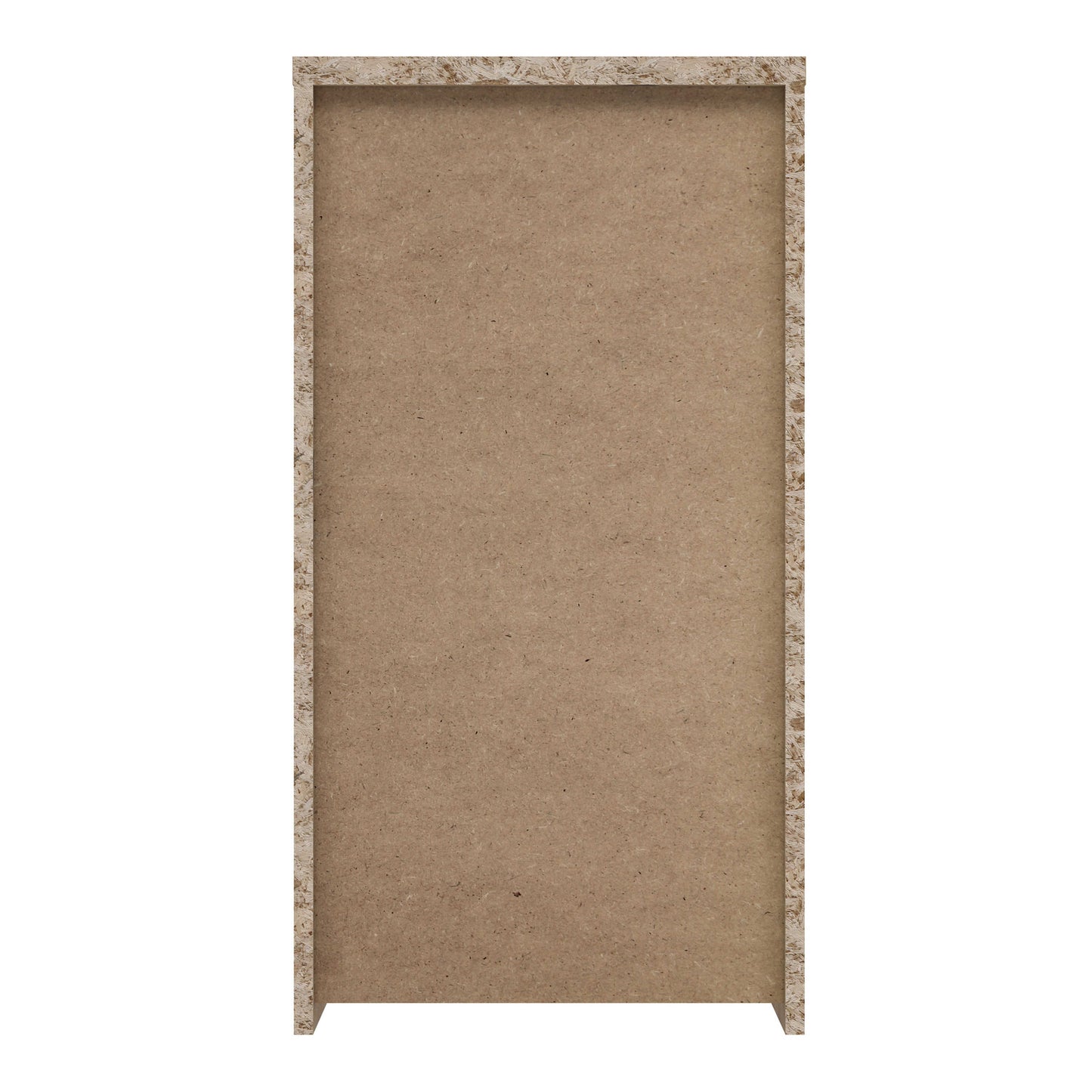 Willowmere White and Natural Artisan Wood Chest Storage Cabinet 2 Drawers 1 Door