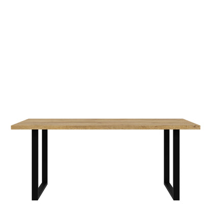 Hanover Natural Oak Effect Wood Dining Table