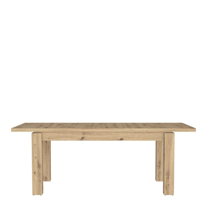 Faro 8 Seater Extendable Artisan Oak Effect Dining Table