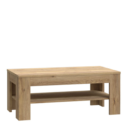 Brimble Oak Coffee Table Bottom Shelf