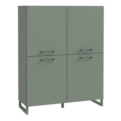 Onyx Sage Green 4 Door Storage Cabinet