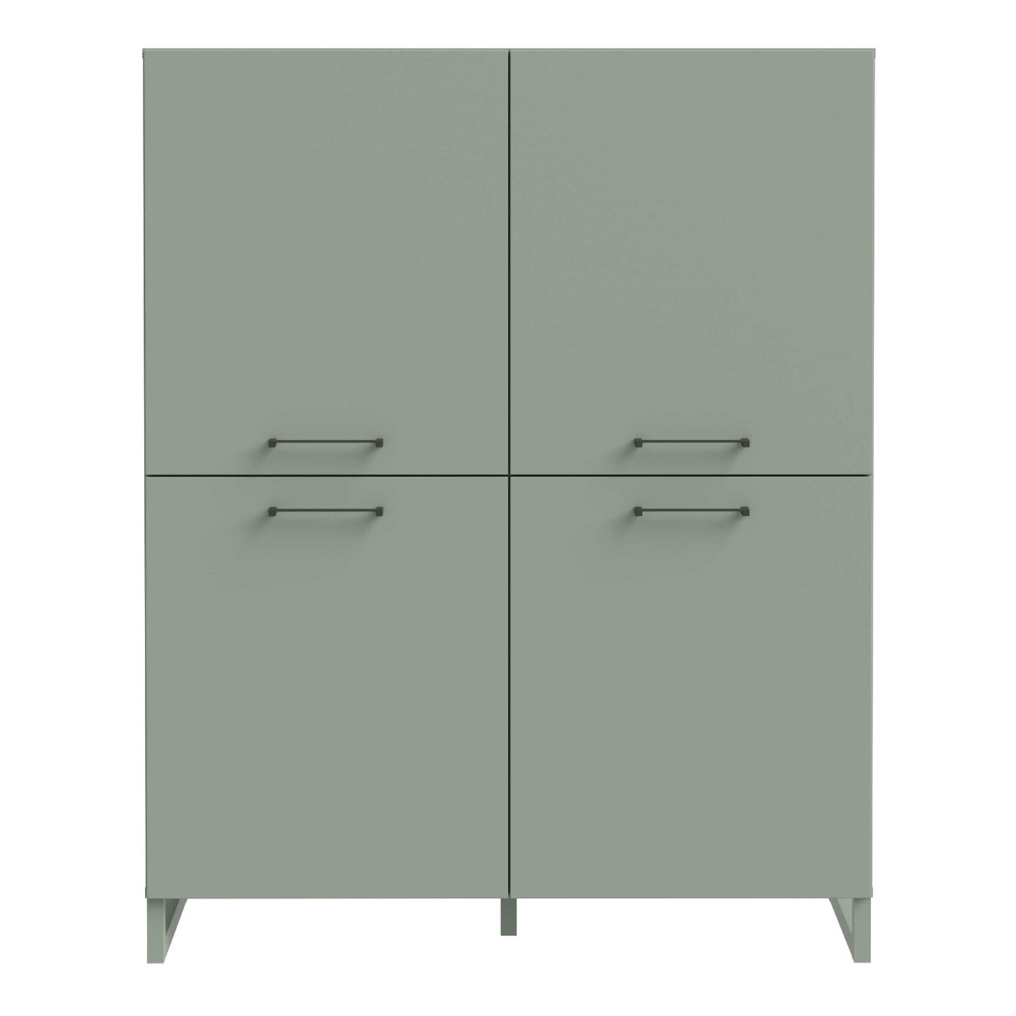 Onyx Sage Green 4 Door Storage Cabinet