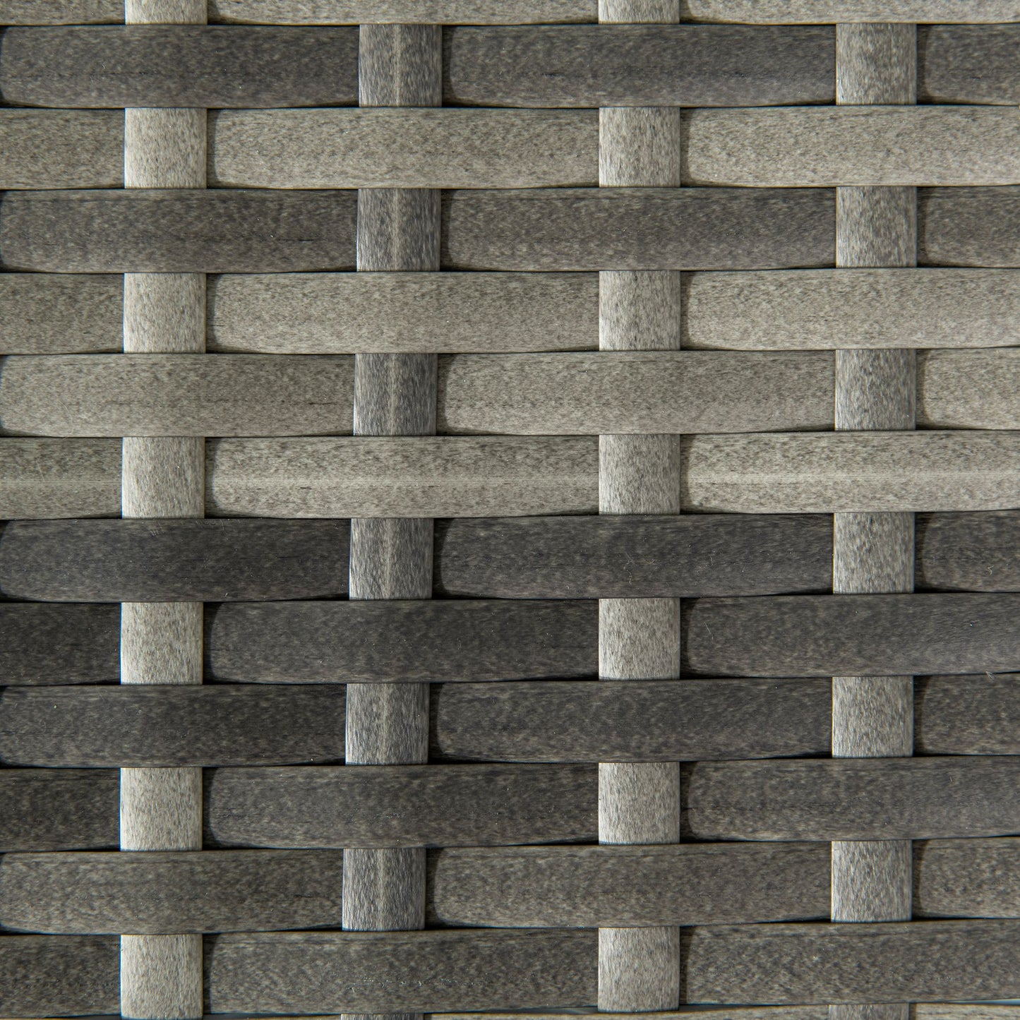 Vemiro Grey Rattan Rectangular Outdoor Coffee Table With Open Frame