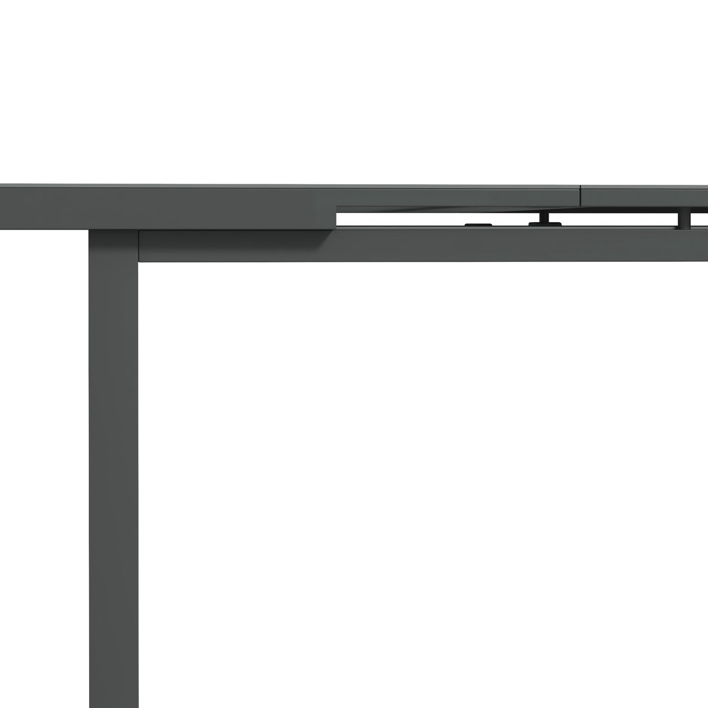 Soroke 6 Seater Aluminium Grey Extendable Outdoor Dining Table
