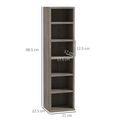 Vali Wood Dark Wood Effect Set Of 2 CD Storage Units With 102 Disc Capacity
