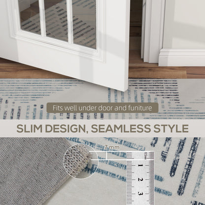 Keni Polyester Multi Colour Geometric Non Slip Washable Rug 230 x 160 cm