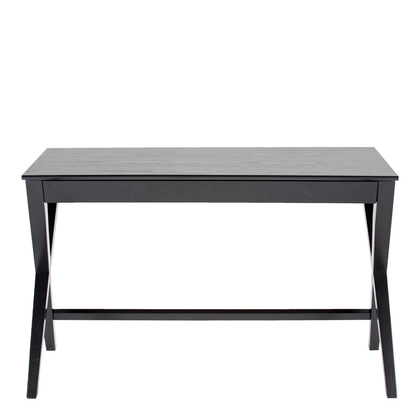 Verona Black Oak Veneer Desk with Drawer