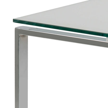 Set of 3 Frederikssund Glass Top Nesting Coffee Tables