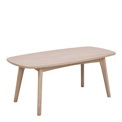Mossbloom Scandi White Oak Coffee Table
