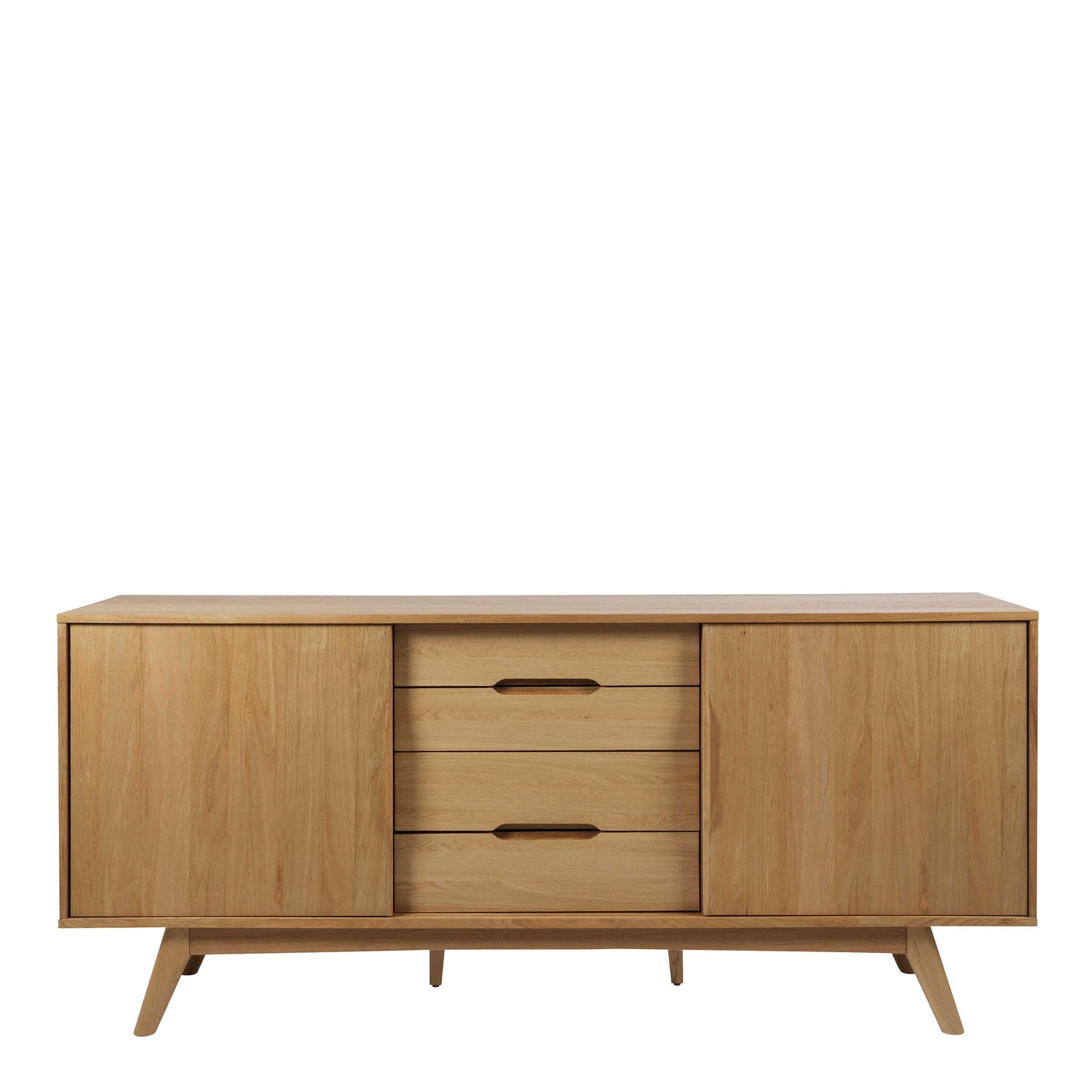 Mossbloom Oak 2 Door 4 Drawers Sideboard